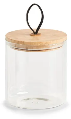 Produktbild von Vorratsglas rund Holzdeckel mit Schlaufe ZELLER Present