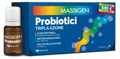Immagine prodotto di Massigen Probiotici 10 Flaconcini X 8 Ml