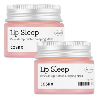 Produktbild von Lippenbalsam Lippenmaske Lippenpflege COSRX Lip Sleep Ceramide Buter Sleeping, 2x 20g