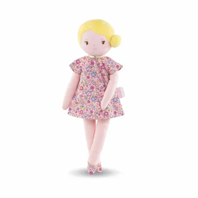 Produktbild von Corolle MDC Rag Doll Blandine, Stoffpuppe mit Schlenkerbeinen, Babypuppe, Puppe, Vanilleduft, 28 cm, 9000040030