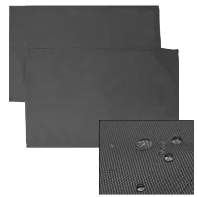 Produktbild von JEMIDI Outdoor Platzdecken Tischset Platzdeckchen Tischunterlage Tischuntersetzer wasserabweisend Platzset 2er Pack Anthrazit