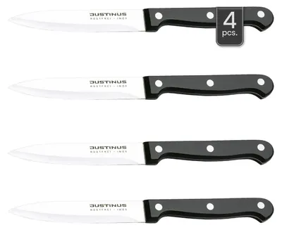 Produktbild von Allzweckmesser - L 21,7 cm - Edelstahl - Bakelitgriff - 4er Set