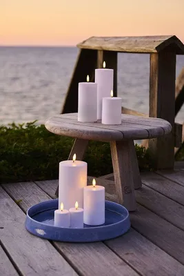 Produktbild von Sirius LED Kerze Sille Outdoor 2er Set 5 x 6,5 cm weiß
