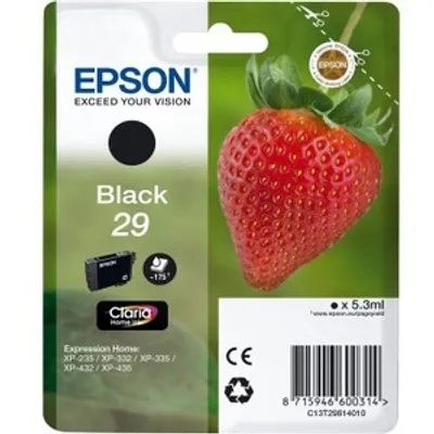 Produktbild von Epson Claria 29 Tintenstrahl Tintenpatrone - Schwarz - Original - 1er Pack - Tintenstrahl - 1er Pack