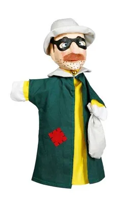 Produktbild von GOKI SO373 - Handpuppe Räuber, 29 cm