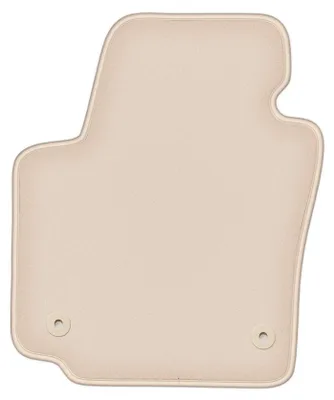 Image de Tapis conducteur moquette PREMIUM beige compatible avec Seat Altea XL (08.2008-2015, monospace) – avec fixations – sur‑mesure