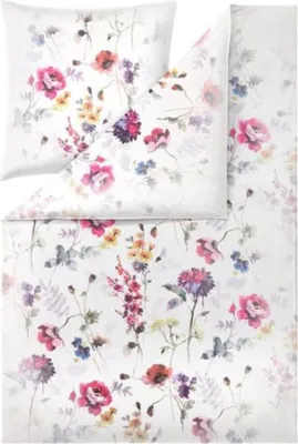 Produktbild von Estella Bettwäsche Hailey" natur-bunt 1x 155x220 cm + 1x 80x80 cm"