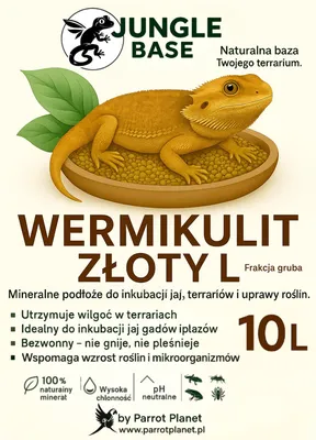 Image de Wermikulit Gold L - Substrat Minéral Pour Incubation D'œufs Et Terrariums 10L