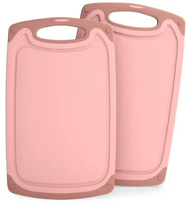 Frühstücksbretter 25x15 cm, 2er-Set, grün, spülmaschinenfest, BPA-frei