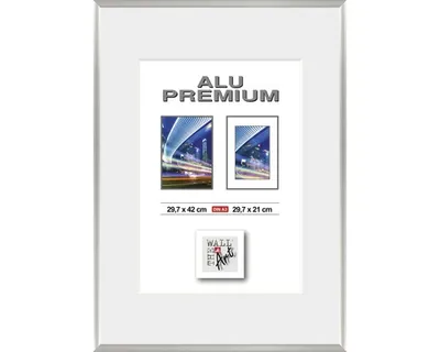 Produktbild von Bilderrahmen Alu Duo silber 29,7x42 cm (DIN A3)