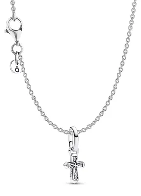 Produktbild von Pandora Damen-Kette Funkelndes Kreuz Silber 68324-45
