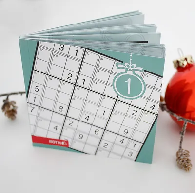 Produktbild von ROTH Rätsel + Tee-Adventskalender 2023 gefüllt mit hochwertigem Tee und Rätselbuch,Teebeutel-Kalender für die Vorweihnachtszeit