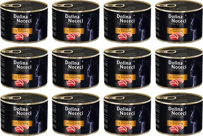 Produktbild von Dolina Noteci Glutenfrei Premium Nassfutter für Katzen Reich an Ente 185g (12-er pack)