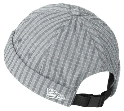 Obrázek produktu pro Pánská/dámská čepice Docker, lehká, skládací, s nastavitelnou velikostí, šedá, 56-59 cm