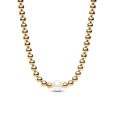 Produktbild von Pandora Behandelte Süßwasserzuchtperle & Kugeln Collier-Halskette 363176C01-45 Damenhalskette