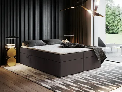 Produktbild von Boxspringbett mit Bettkasten Ewora 2 190x200 cm Polsterbett, Bettgestell, Doppelbett, Stauraum, Schlafzimmer