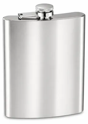 Produktbild von XXL Flachmann 0,5 Liter Edelstahl Taschenflachmann Taschenflasche Trinkflasche