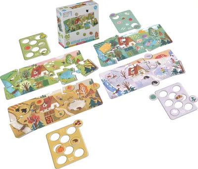 Image de KukiKuk - Vééééliké puzzle lotto Saisons
