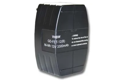 Produktbild von vhbw Akku kompatibel mit Festo Festool TDD12FX, TDD12MH, TDD12, TDD12ES Werkzeug (3300 mAh, NiMH, 12 V)