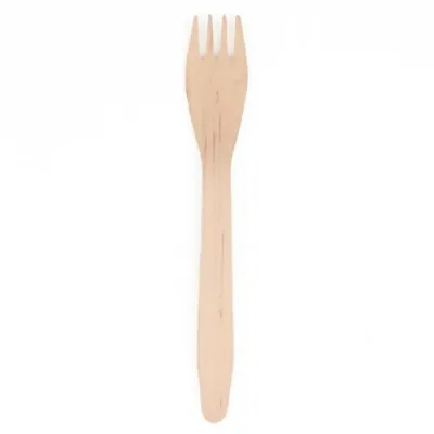 Produktbild von 25 Gabeln, Holz "pure" 16,5 cm
