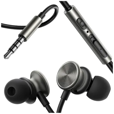 Zdjęcie produktu dla Przewodowe Słuchawki Douszne Joyroom Wired Series Jr-Ew03 - Ciemnoszare