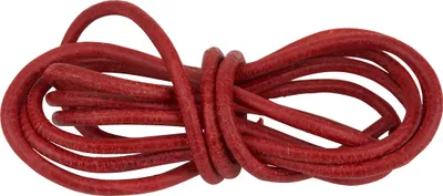 Produktbild von Lederband rund, Ø 1 mm, 1 m Rot