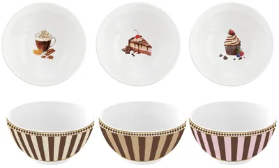Zdjęcie produktu dla Zestaw trzech porcelanowych misek Sweet Moments