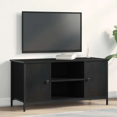 Produktbild von Möbel TV-Schränk Schwarze Eiche 100 x 40 x 50 cm Holzwerkstoff - TV-Schränke 862141