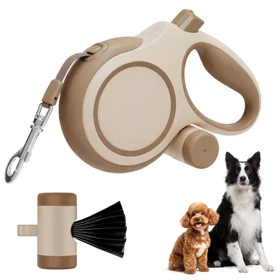 Produktbild von Ecofocet Hundeleine 8m, Robuste Rollleine für Hunde bis 50kg/110lbs