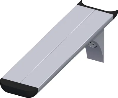 Produktbild von Alfer coaxis®-Regalträger, T 150 x H 51 mm, Aluminium blank