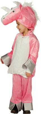 Produktbild von Kostüm Einhorn Pferd Pony Kinderkostüm rosa Gr. 104, 116, 128, 92, Größe:92