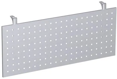 Produktbild von Knieraumblende gelocht, für Tischbreite 1200, Silber