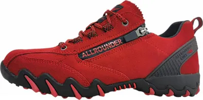 Zdjęcie produktu dla Allrounder marki Mephisto Nizar-Tex – sportowe buty sznurowane w kolorze czerwonym, rozmiar 37,5