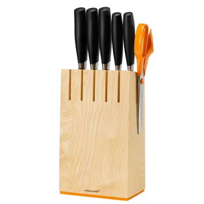 Produktbild von Fiskars FF+ Messerblock mit 5 Messern, 1016004