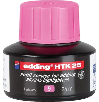 Obrázok produktu pre Edding HTK 25, Ružová, Čierna, 25 ml, edding 24, 340, 345, 1 kusov