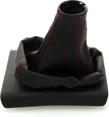 Produktbild von Schaltsack passend für Opel Astra F, Bj. 1991-2002 rote Naht Echtes Leder Neu