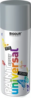 Produktbild von Biodur | Sprühlack - Grau (RAL 7046) - 400ml, Sprühfarbe, Lackspray, Universal - Betonfarbe, Sprühlacke für Holz, Metall, Glas