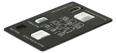 Produktbild von DELOCK SIM Karten Adapterset 4 in 1