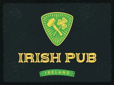 Produktbild von vianmo Holzschild 30x40 cm Ireland Irish pub Alkohol Essen Trinken