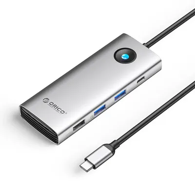 Produktbild von Orico PW11 8-in-1 USB-C Dockingstation (2x USB-A 3.0, 1x USB-A 2.0