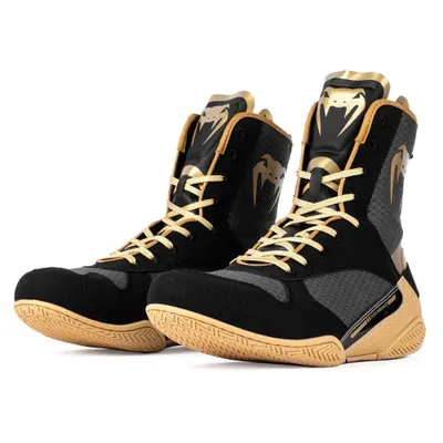 Produktbild von Venum Elite Boxstiefel Boxschuhe Schwarz Beige