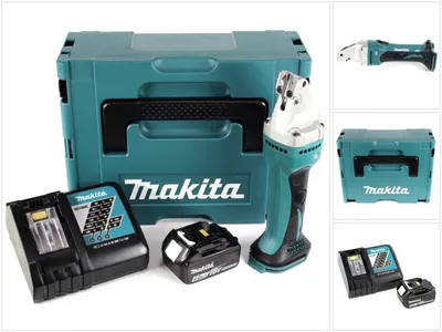Produktbild von Makita DJS 161 RM1J 18 V Li-Ion Akku Blechschere im Makpac + 1 x 4,0 Ah Akku + Ladegerät