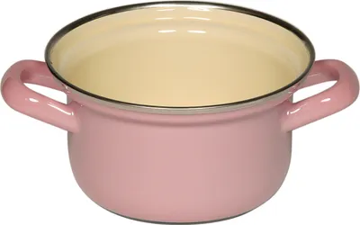 Produktbild von Riess Kasserolle mit Chromrand 12 cm 0,50 l 0276-006 rosa