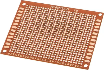 Produktbild von Lochrasterplatte, Leiterplatte - 70 x 90mm Rastermaß 2.54 mm