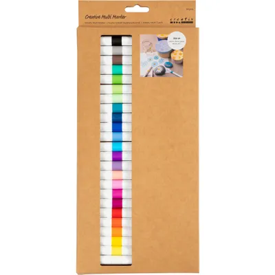 Produktbild von Creativ Company – Multimarker 4 mm, Set mit 24 Farben