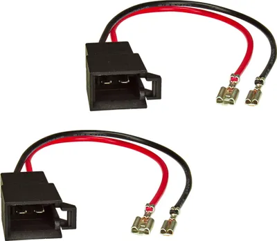 Zdjęcie produktu dla Adapter głośników (zestaw 2 szt.) do DIN kompatybilny z Dacia Opel Renault Seat Skoda Volvo VW