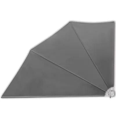 Image de vidaXL Éventail de balcon pliable Gris 160×240 cm