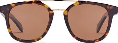 Produktbild von Bonizetti Damen Sonnenbrille Holz BARCELONA LA RAMBLA UV 400 Polarisiert Braun 142mm UV 400, getönte Gläser