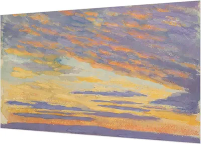 Produktbild von Selbstklebende Fototapete - Wandbilder für Wohnzimmer - 416x254 - Dekorative Wandfolie - Modernes Design für Wanddekoration - Tapeten für Innenräume - Pastellfarbener Himmel