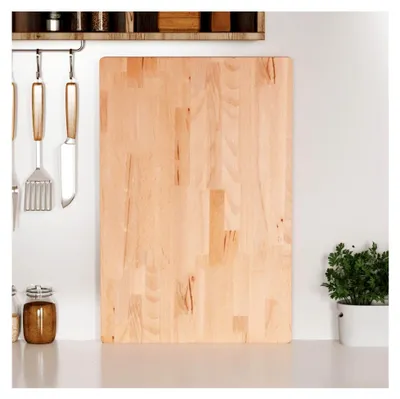 Produktbild von Schneidebrett aus massivem Buchenholz 60x40x4 cm, 7,52 kg